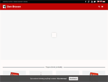 Tablet Screenshot of denbraven.cz